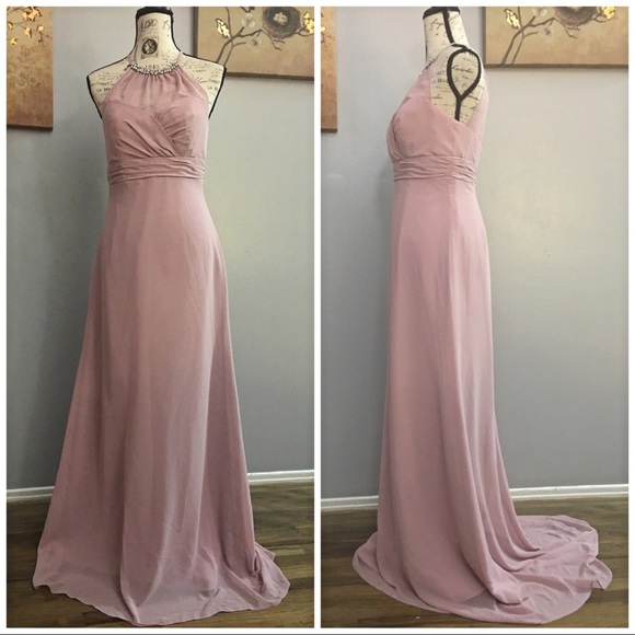 Alfred Angelo Dresses & Skirts - Alfred Angelo Bridesmaid halter Dress 7290L